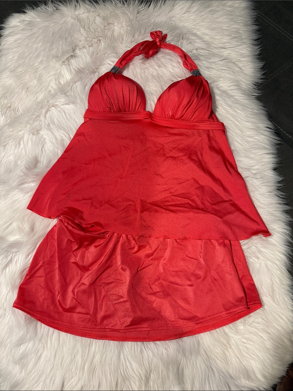 VENUS Coral 🪸 Halter Tankini Camisole and skort